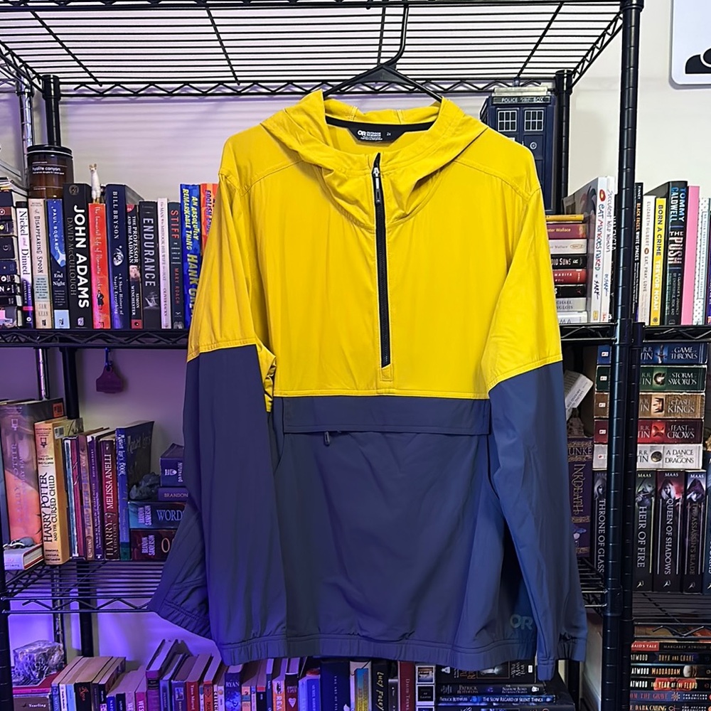 Outdoor Research Yellow and Blue Anorak